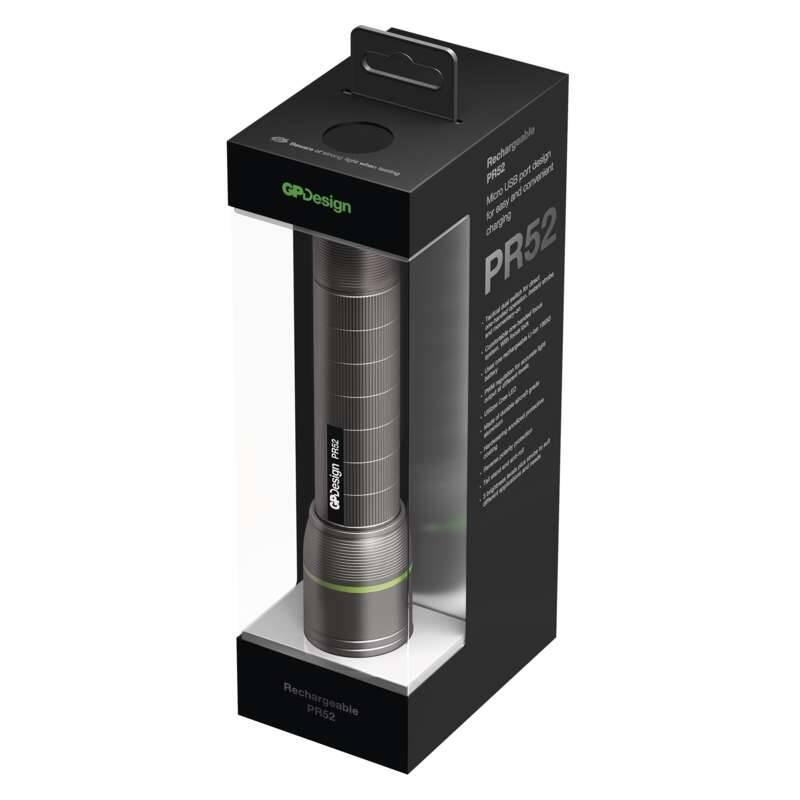 Svítilna GP PR52, 5 W CREE LED, nabíjecí