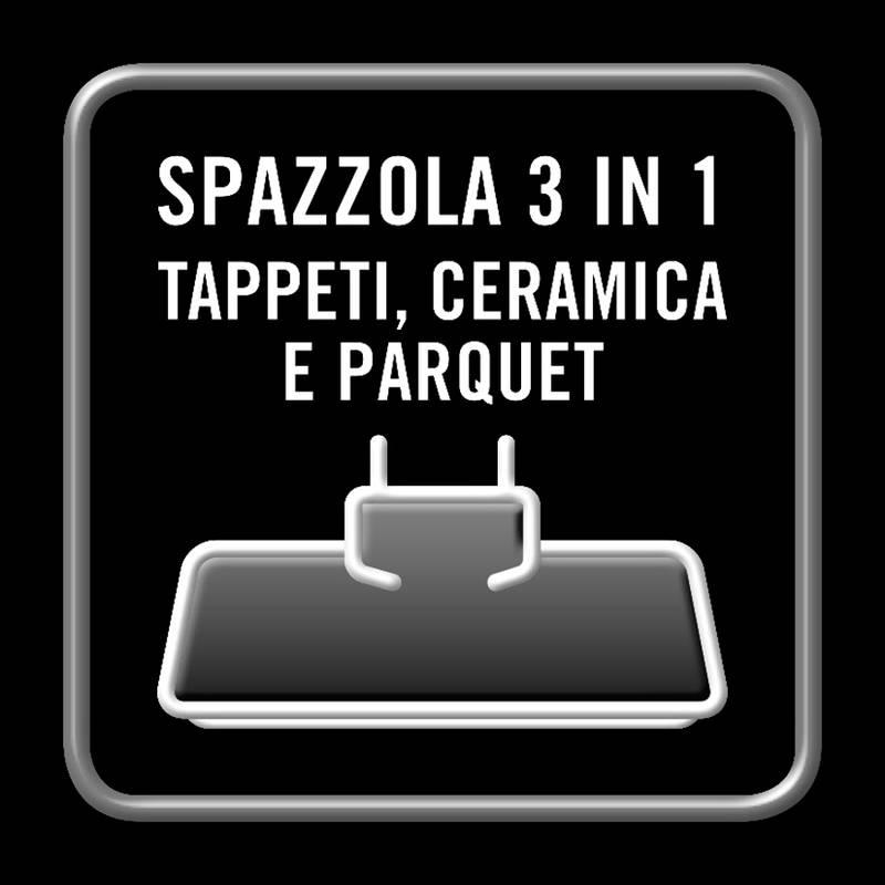 Tyčový vysavač Imetec 8073 černý stříbrný