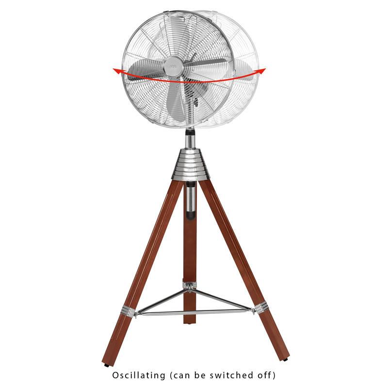Ventilátor stojanový AEG VL 5688 nerez dřevo