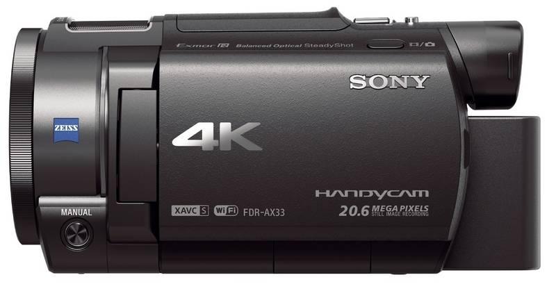 Videokamera Sony FDR-AX33B černá, Videokamera, Sony, FDR-AX33B, černá