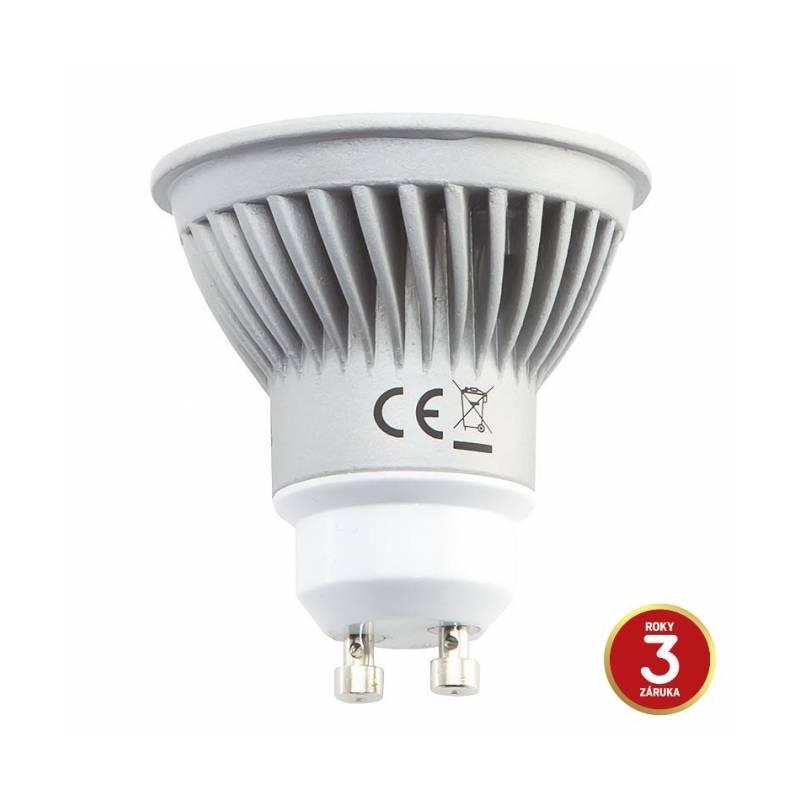 Žárovka LED Tesla bodová, 7W, GU10, teplá bílá