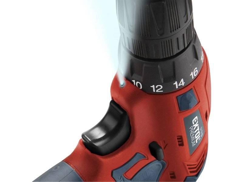 Aku vrtačka EXTOL Premium LI 12 CDB