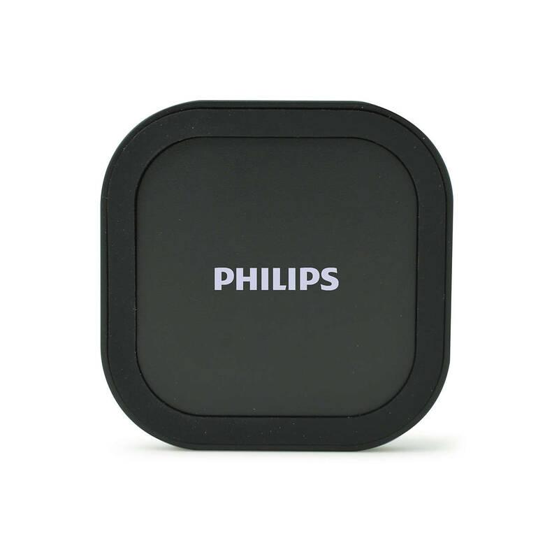 Bezdrátová nabíječka Philips s funkcí rychlonabíjení černá
