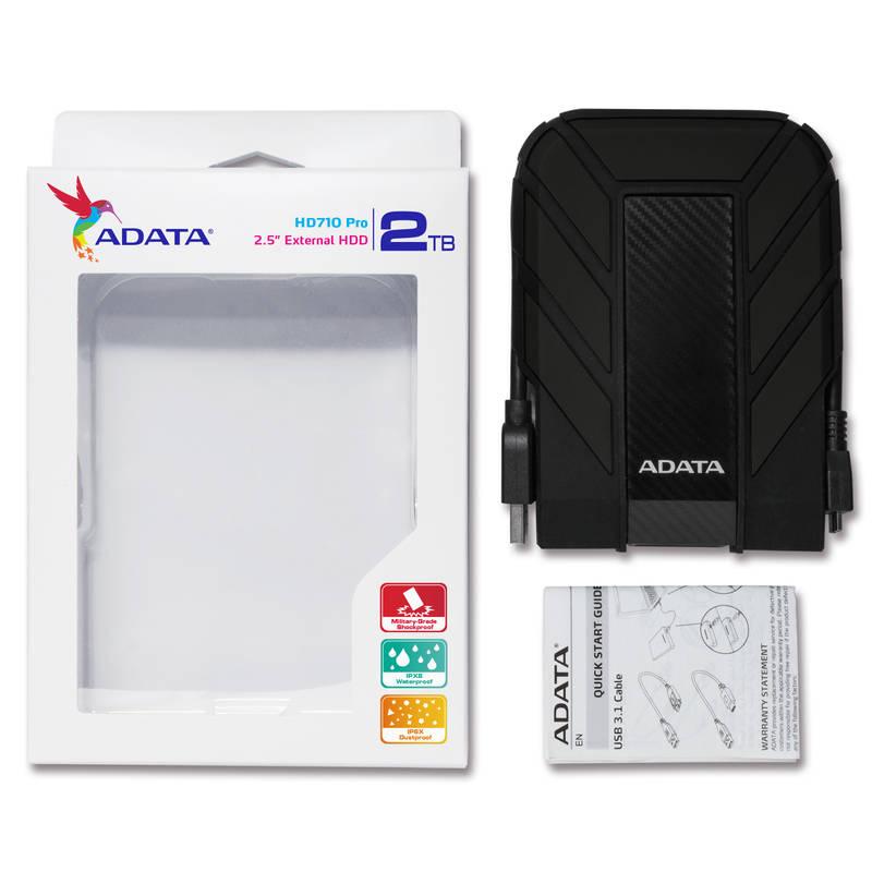 Externí pevný disk 2,5" ADATA HD710 Pro 2TB černý