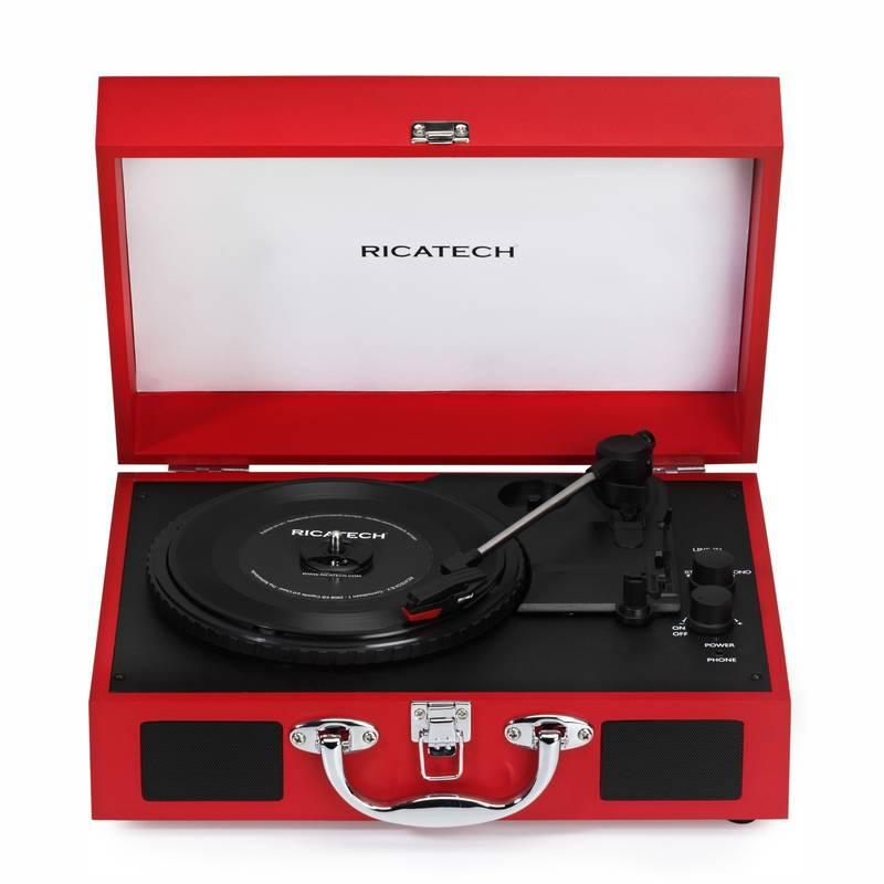 Gramofon Ricatech RTT21 Advanced červený