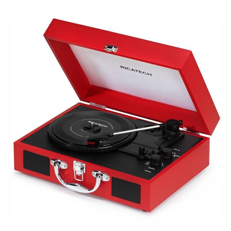 Gramofon Ricatech RTT21 Advanced červený