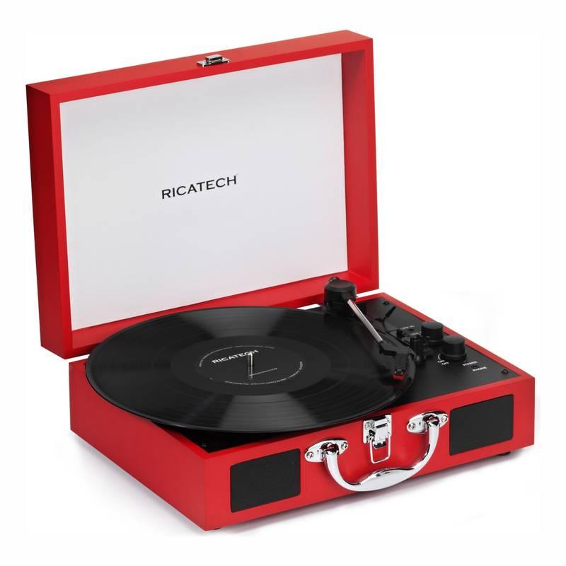 Gramofon Ricatech RTT21 Advanced červený