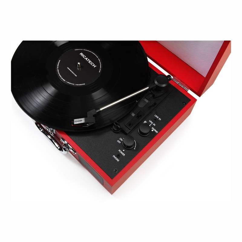 Gramofon Ricatech RTT21 Advanced červený
