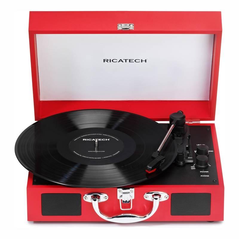 Gramofon Ricatech RTT21 Advanced červený