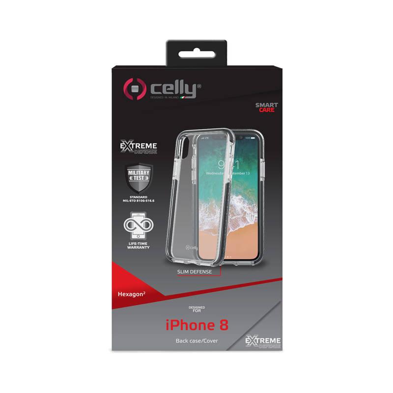Kryt na mobil Celly Hexagon pro Apple iPhone X Xs černý, Kryt, na, mobil, Celly, Hexagon, pro, Apple, iPhone, X, Xs, černý