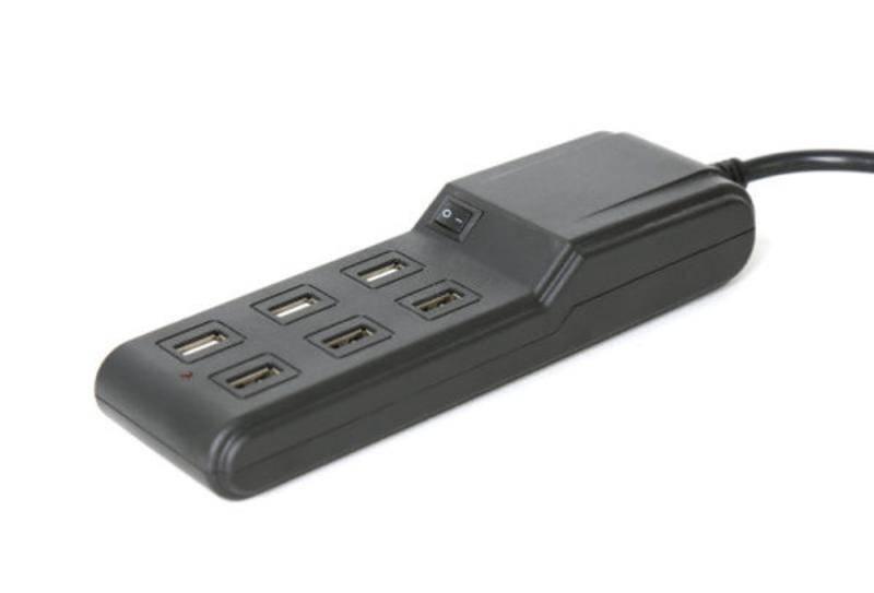 Nabíječka do sítě PLATINET 6× USB černá, Nabíječka, do, sítě, PLATINET, 6×, USB, černá