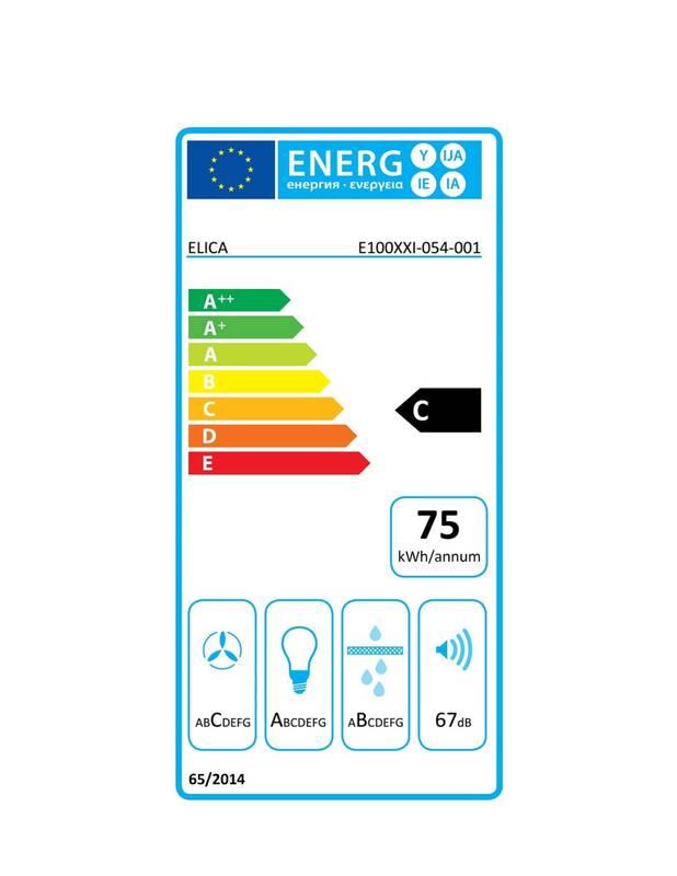 Odsavač par Elica STONE WH A 33 bílý