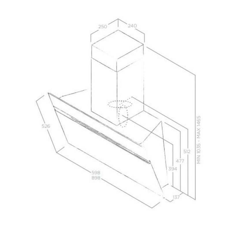Odsavač par Elica STRIPE IX A 60 nerez