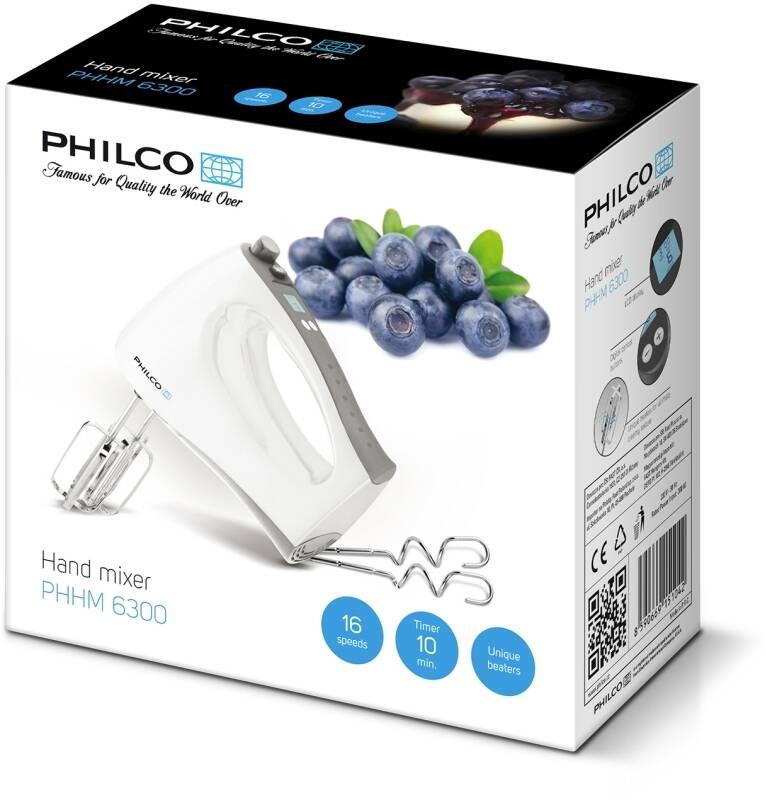 Ruční šlehač Philco PHHM 6300 bílý