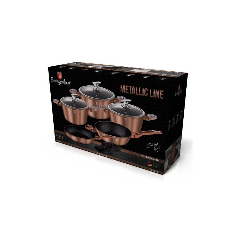 Sada hrnců Berlinger Haus Copper Metallic Line 10 dílů