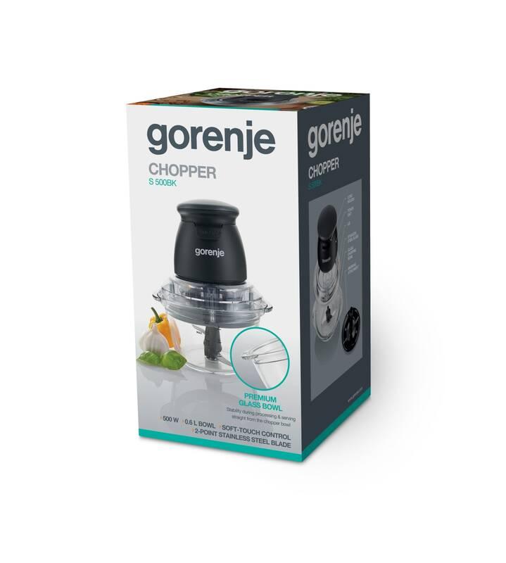 Sekáček potravin Gorenje S500BK černý