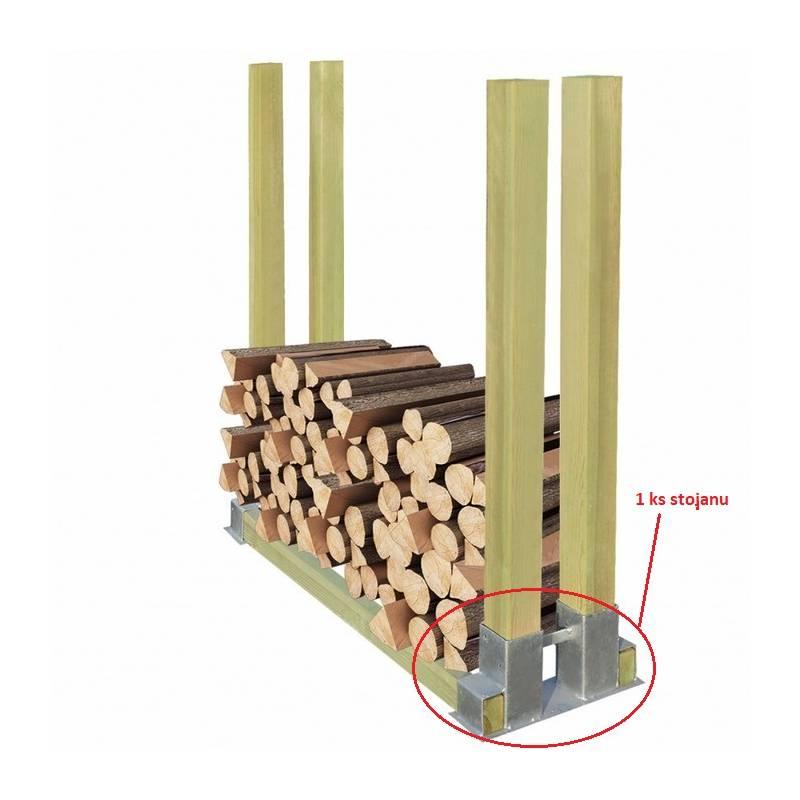 Stojan na dřevo M.A.T. 340x150mm