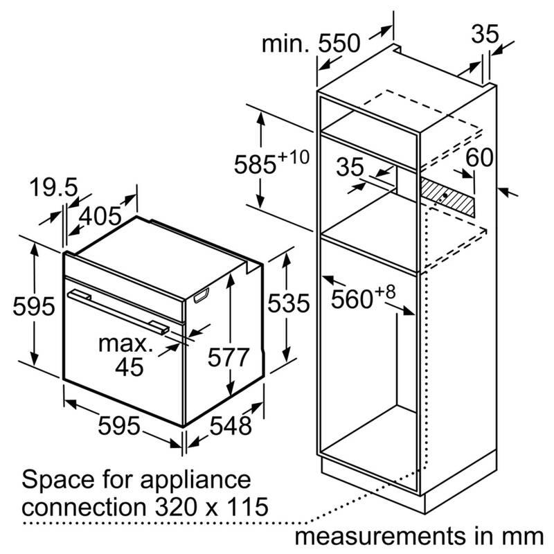 Trouba Bosch HBG6764S1 nerez