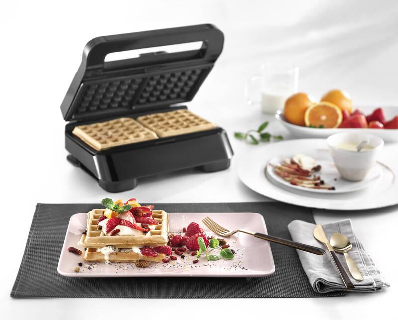 Vaflovač DeLonghi Multigrill Easy SW12C.BK černý, Vaflovač, DeLonghi, Multigrill, Easy, SW12C.BK, černý