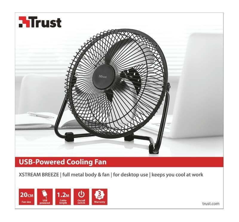 Ventilátor Trust Xstream Breeze USB