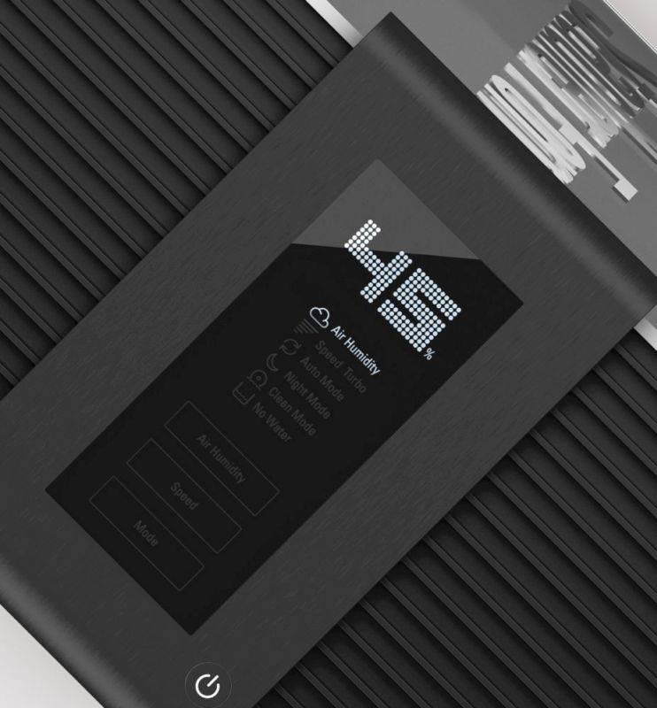 Zvlhčovač vzduchu Stadler Form ROBERT černý