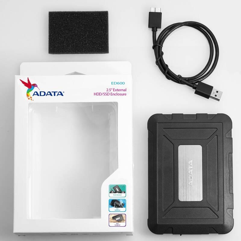Box na HDD ADATA ED600 pro HDD SSD 2,5