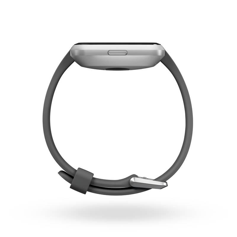 Chytré hodinky Fitbit Versa Lite - Charcoal Band Silver Case