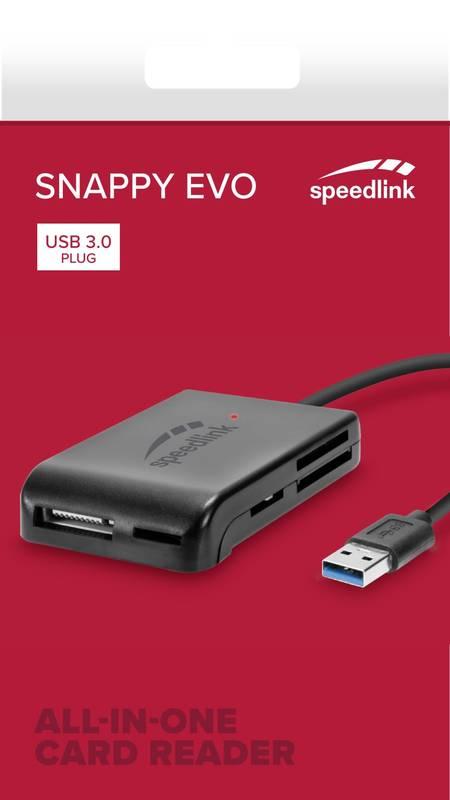 Čtečka paměťových karet Speed Link Snappy Evo All in One, USB 3.0