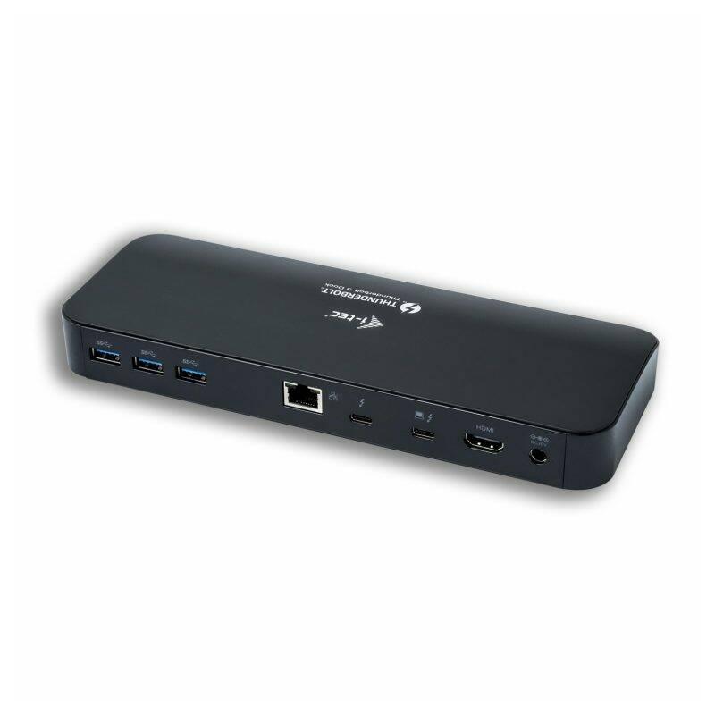 Dokovací stanice i-tec Thunderbolt 3 Dual 4K USB-C na DisplayPort Power Adapter 180W, Dokovací, stanice, i-tec, Thunderbolt, 3, Dual, 4K, USB-C, na, DisplayPort, Power, Adapter, 180W