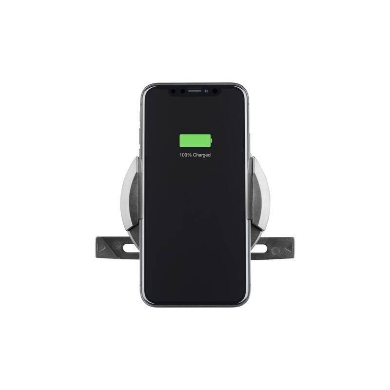 Držák na mobil CellularLine Pilot Active s bezdrátovou nabíječkou černý