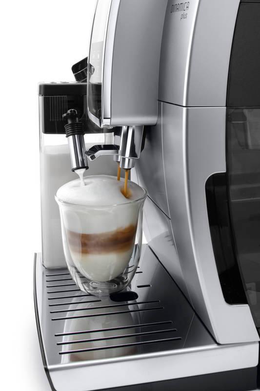 Espresso DeLonghi Dinamica ECAM370.85.SB černé stříbrné