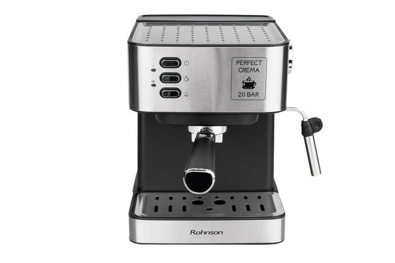 Espresso Rohnson R-982 stříbrné