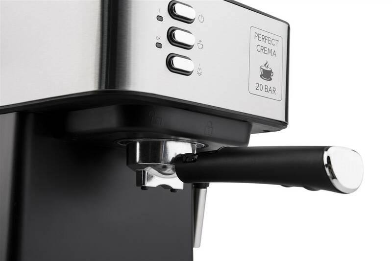 Espresso Rohnson R-982 stříbrné