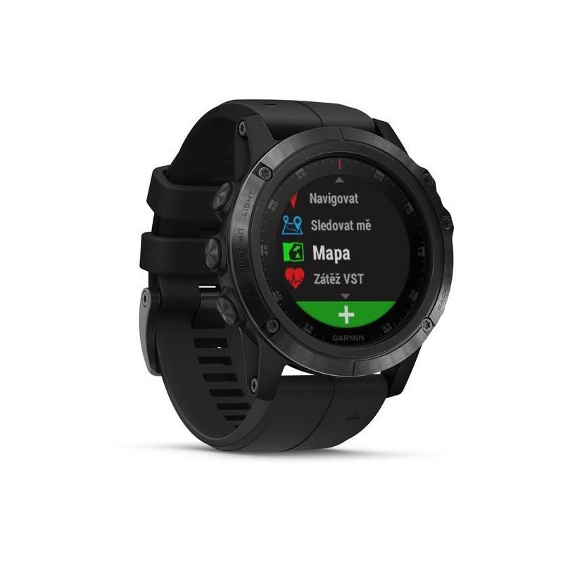 Hodiny Garmin Fenix 5X Plus černé