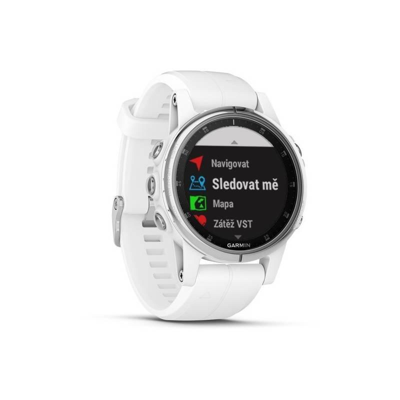 Hodiny Garmin Fenix5S Plus bílé