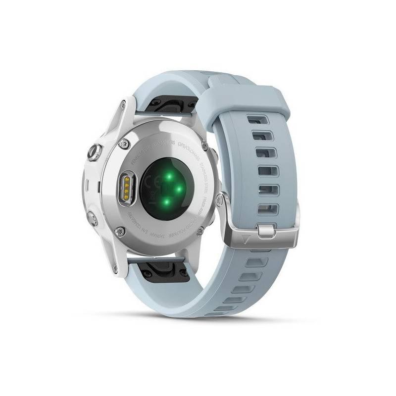 Hodiny Garmin Fenix5S Plus bílé modré