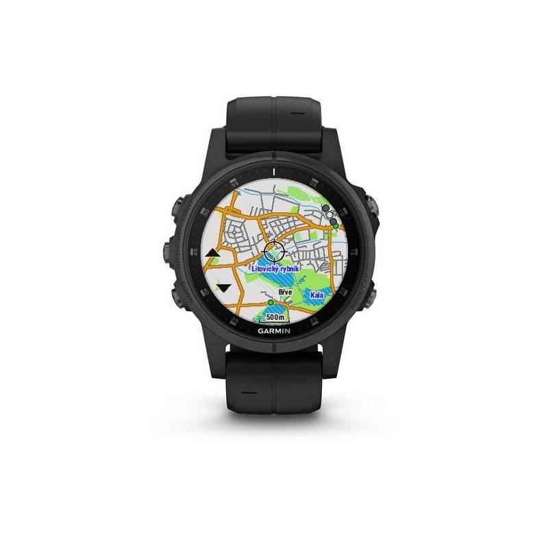 Hodiny Garmin Fenix5S Plus černé