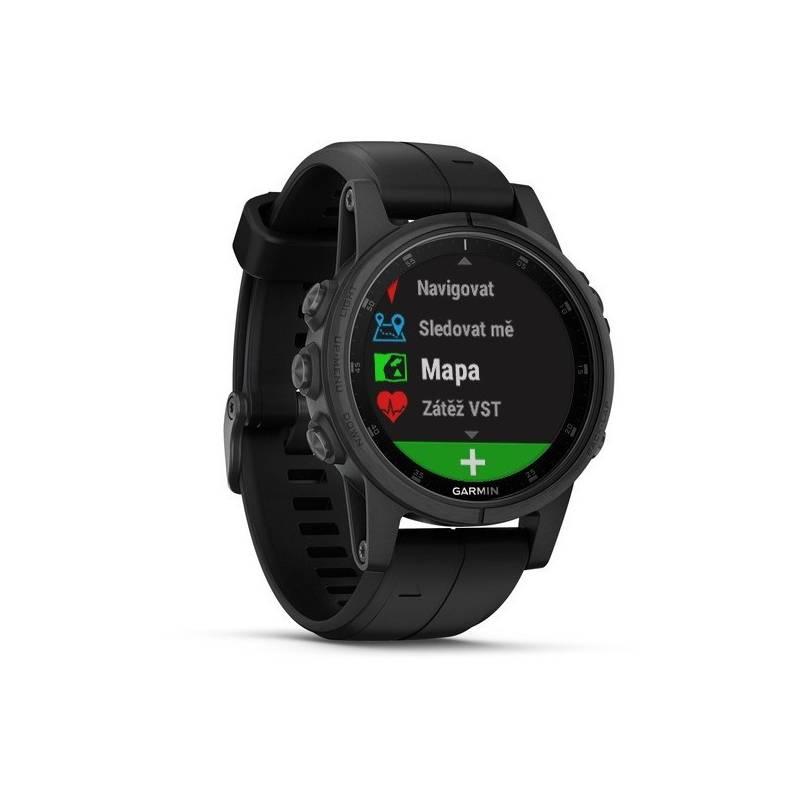 Hodiny Garmin Fenix5S Plus černé