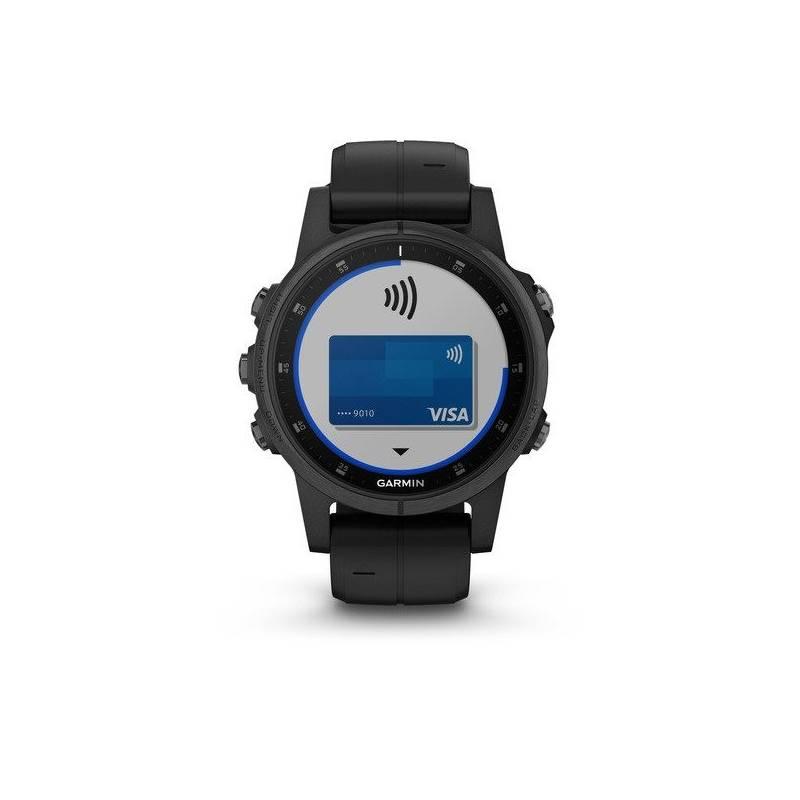 Hodiny Garmin Fenix5S Plus černé
