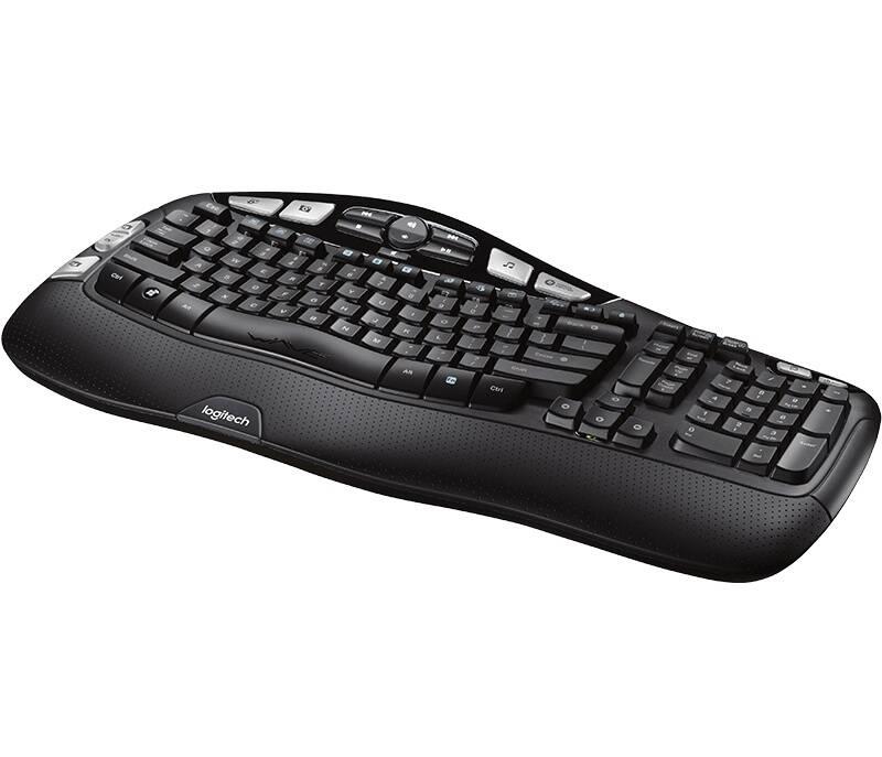 Klávesnice Logitech Wireless K350 UK černá, Klávesnice, Logitech, Wireless, K350, UK, černá