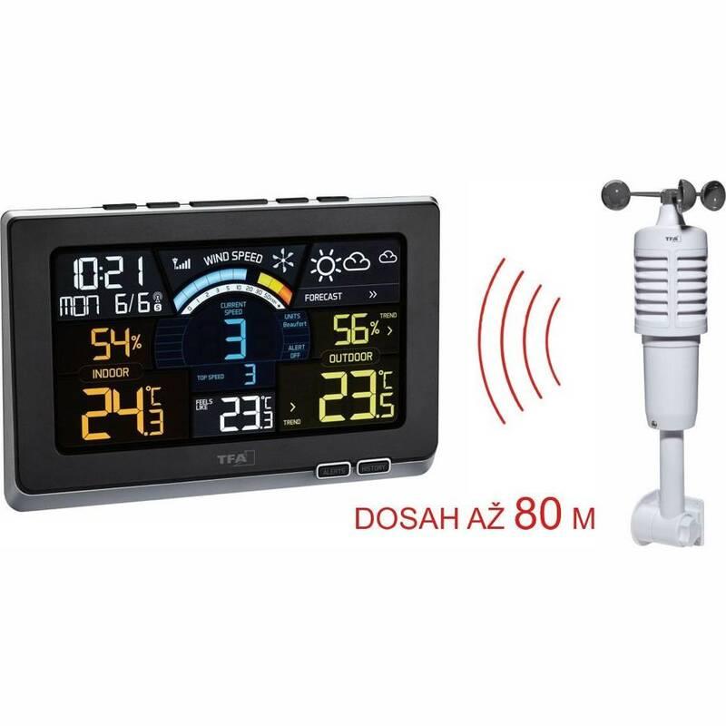 Meteorologická stanice TFA 35.1140.01, Spring Breeze černá stříbrná
