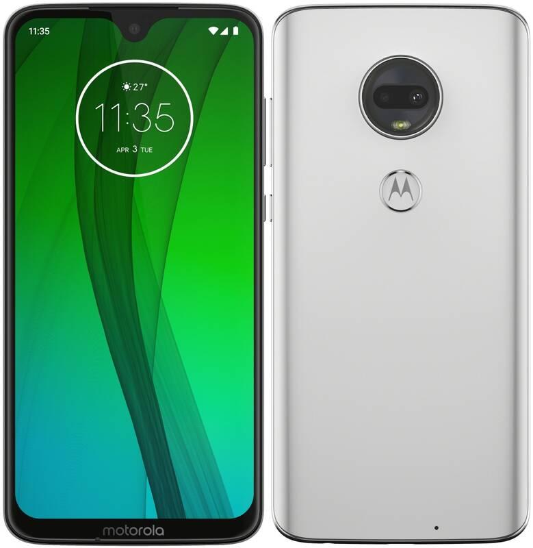 Mobilní telefon Motorola moto g7 bílý