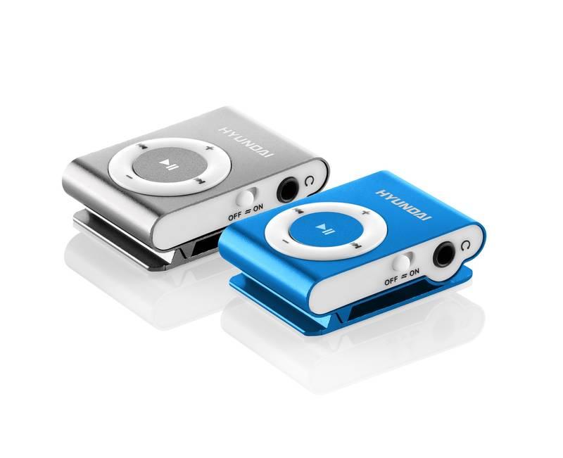 MP3 přehrávač Hyundai MP213S stříbrná barva, MP3, přehrávač, Hyundai, MP213S, stříbrná, barva