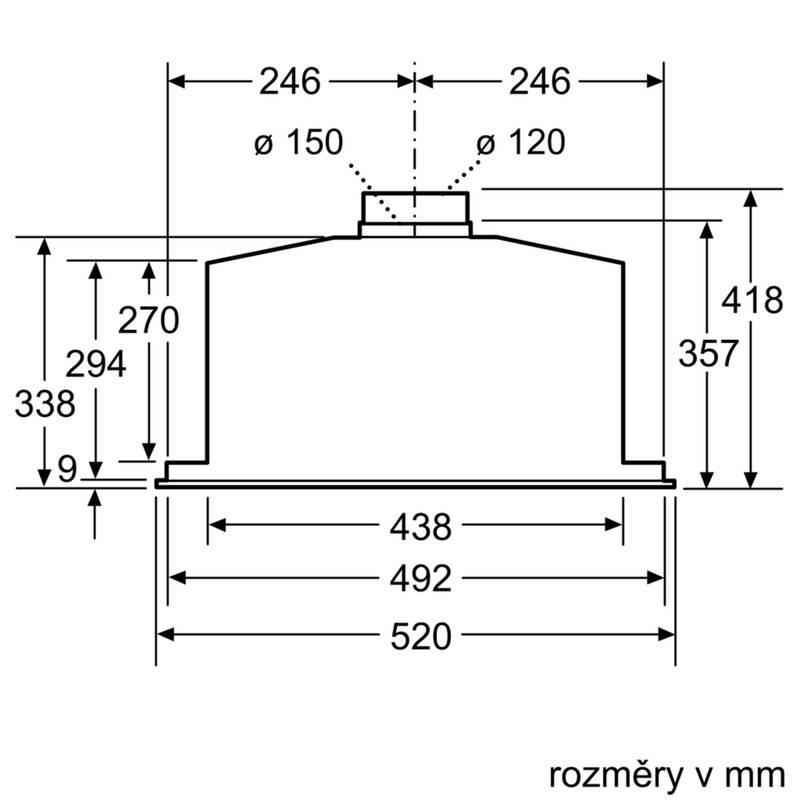 Odsavač par Bosch DHL575C nerez