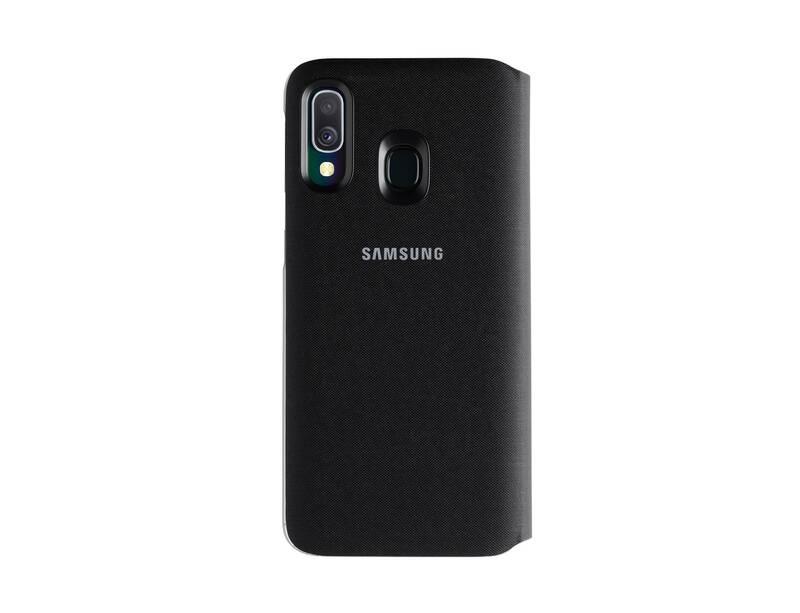 Pouzdro na mobil flipové Samsung Wallet Cover pro Galaxy A40 černé