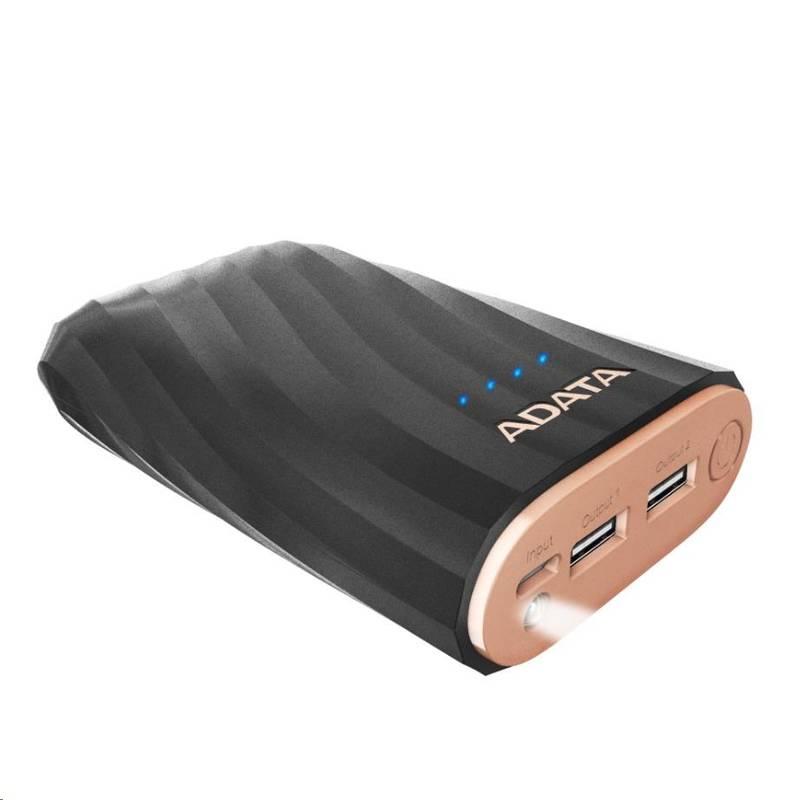 Powerbank ADATA P10050C 10050mAh, USB-C černá