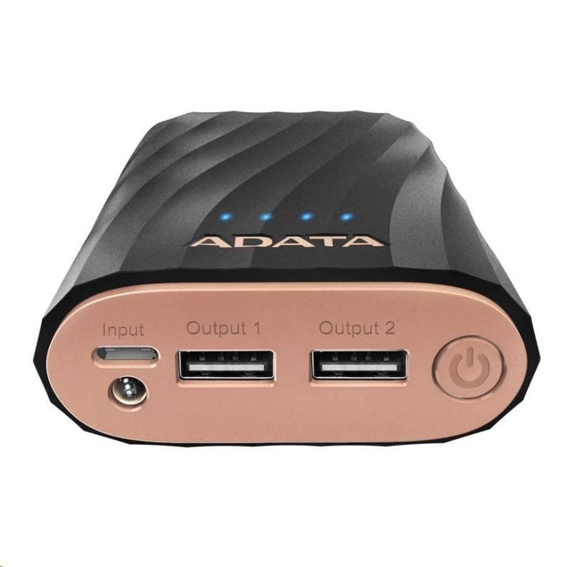 Powerbank ADATA P10050C 10050mAh, USB-C černá