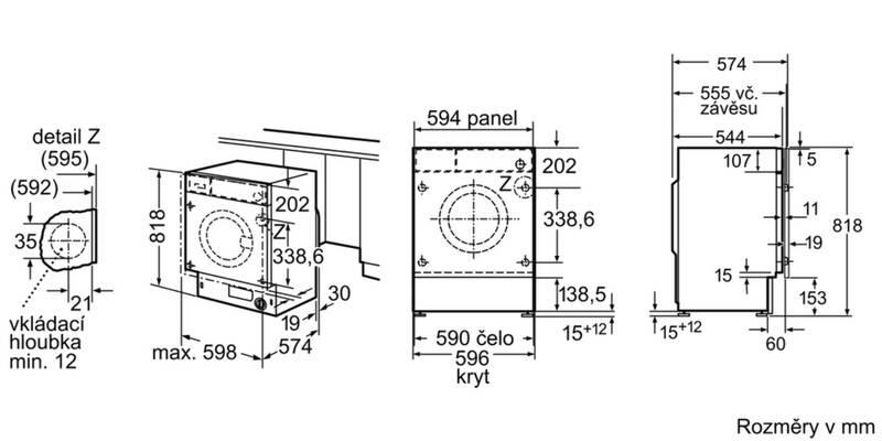 Pračka Bosch WIW24340EU bílá