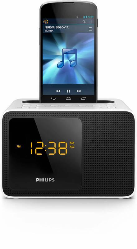 Radiobudík Philips AJT5300W černý bílý