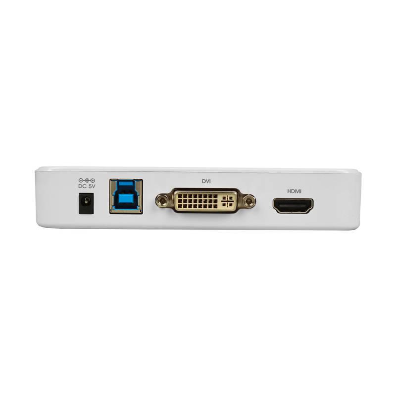 Redukce i-tec USB 3.0 HDMI, DVI, VGA bílá, Redukce, i-tec, USB, 3.0, HDMI, DVI, VGA, bílá